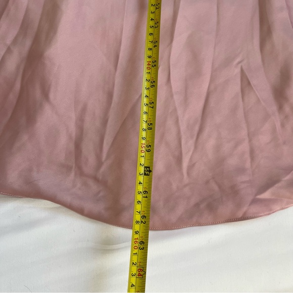 NWOT De La Vali Tupelo Satin Midi Dress Pink 4 - Picture 16 of 16